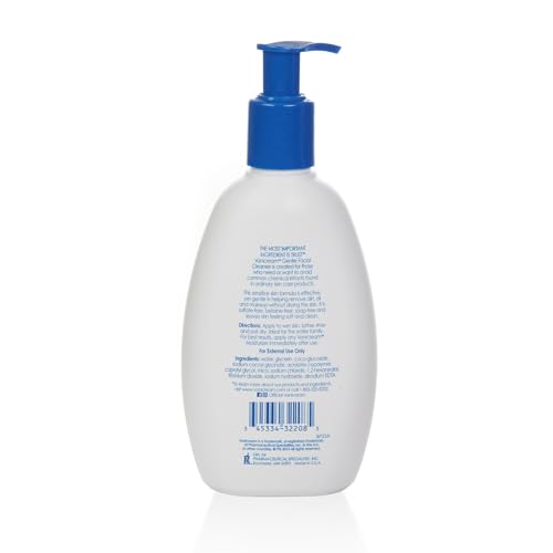 Vanicream Gentle Facial Cleanser for Sensitive Skin with Pump Dispenser - 8 fl oz - Formulated Without Common Irritants