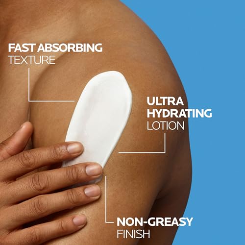 La Roche-Posay Lipikar Urea 10% Roughness Smoothing Lotion for Dry Skin, Allantoin & Shea Butter Body Lotion, Rough and