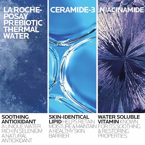 La Roche-Posay Toleriane Hydrating Gentle Face Cleanser, Hydrating Facial Cleanser With Niacinamide + Ceramides, For Dry