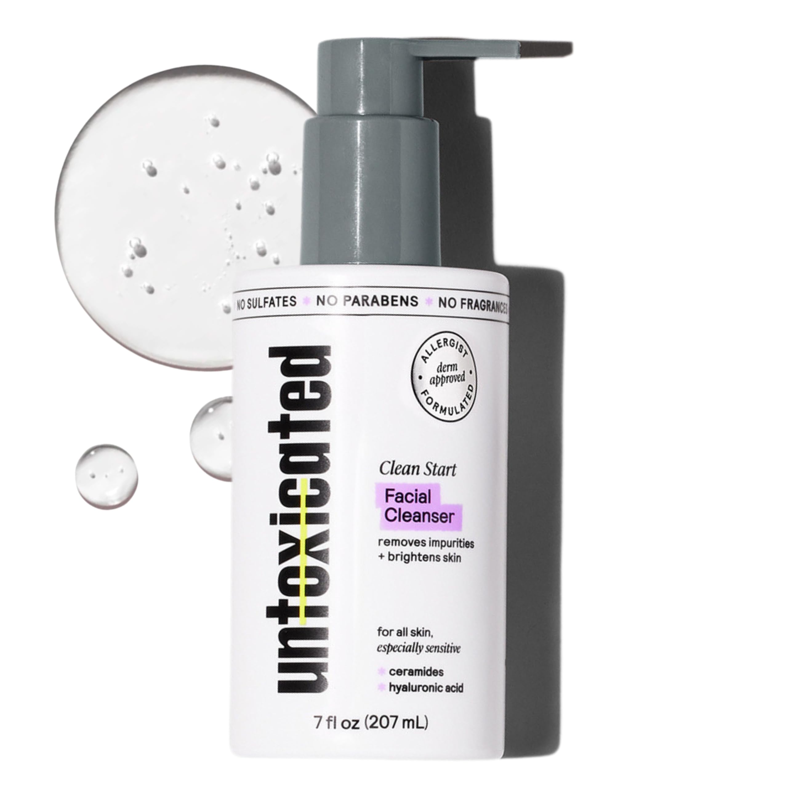 Gentle & Hydrating Face Wash for Sensitive Skin
| Ceramides and Hyaluronic Acid Face Cleanser for Sensitive Skin
| Non-